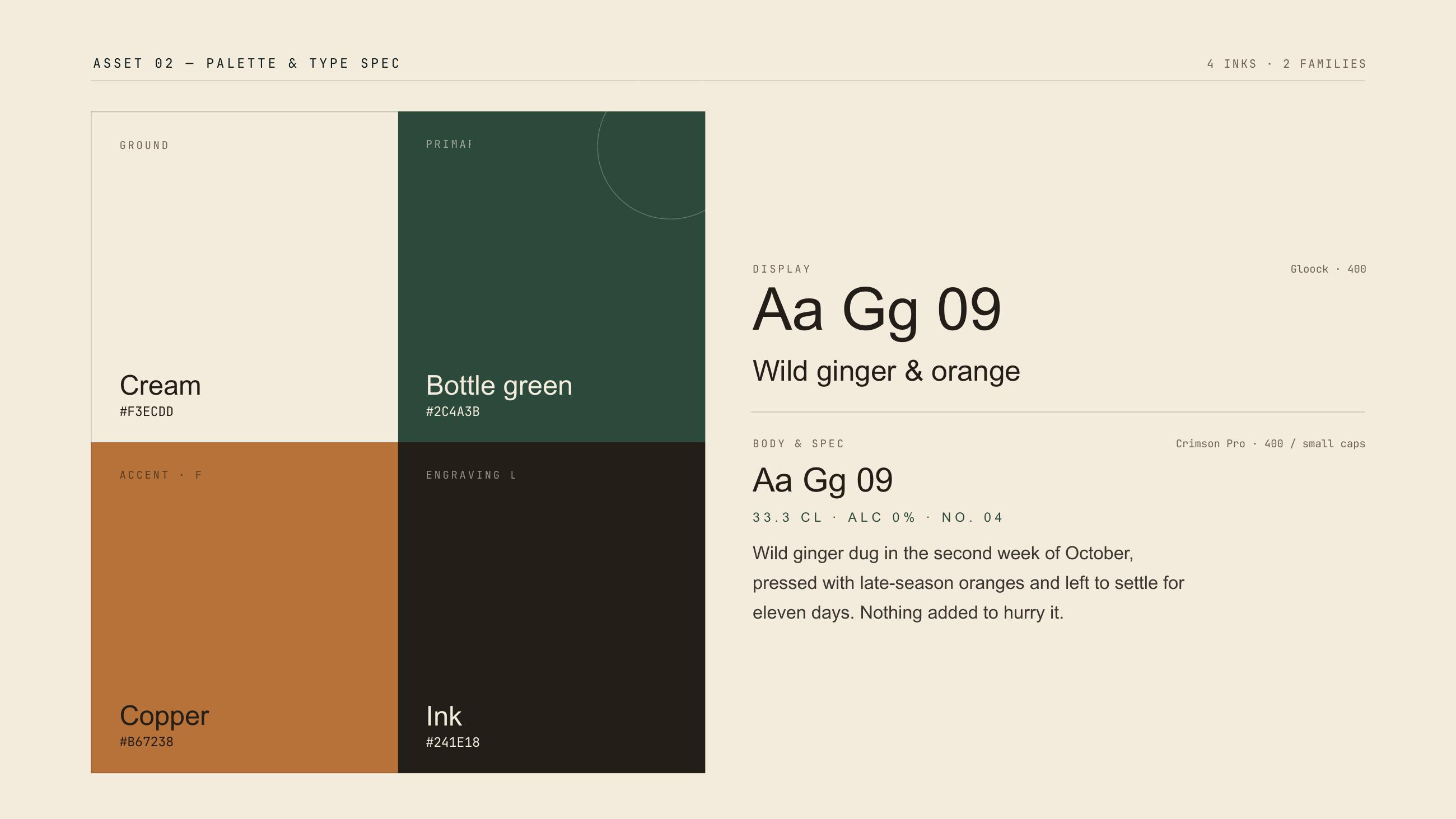 Wild Grass identity, 3